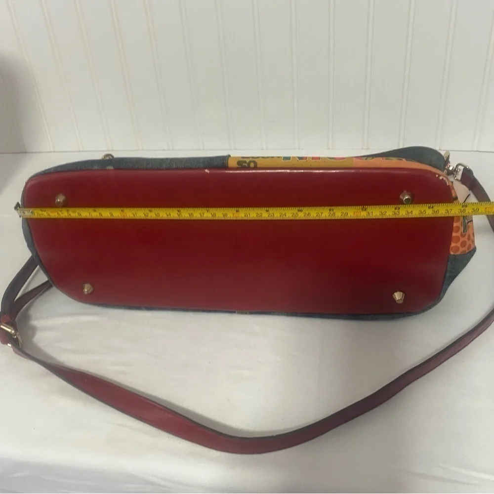 Nicole Lee Tote Purse/Shoulder-Bag Unique Beautiful Interior Tiny Scuff Rare